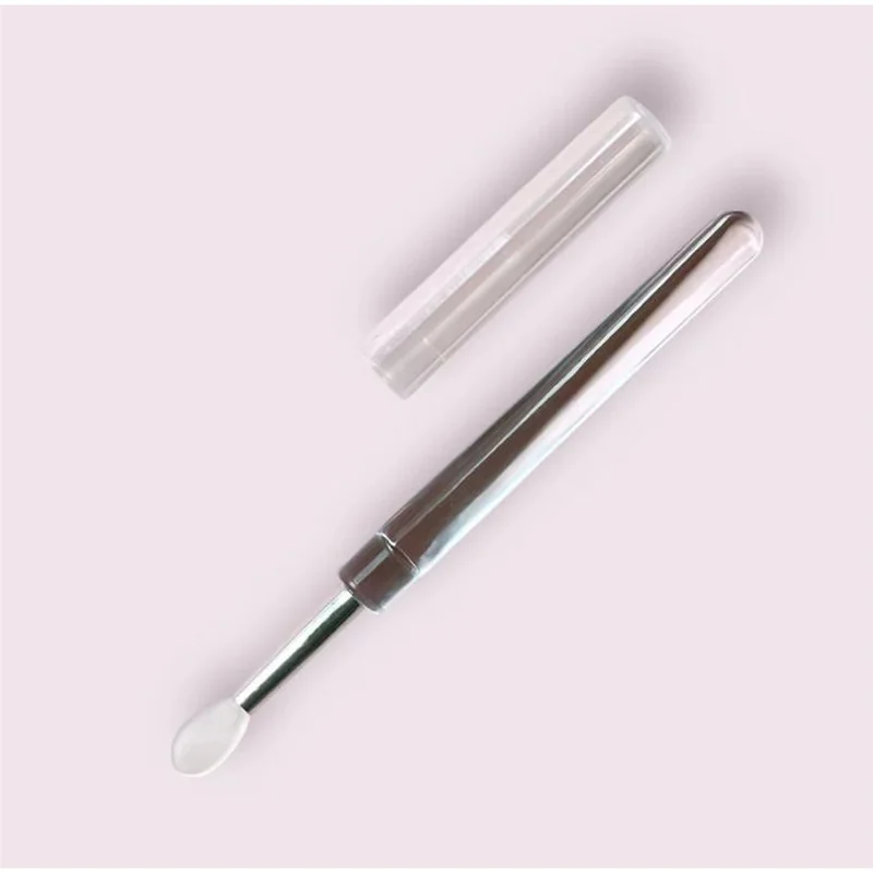 Essential chrome nail materials including powder silicone applicator and no-wipe top coat