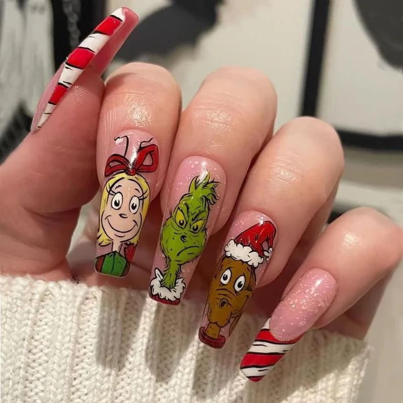 Professional tips for making Christmas character nail art last longer through holidays
