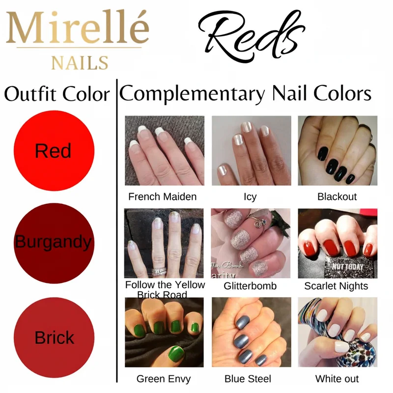 Tomato red nails styled with neutral Valentine outfit showing modern color coordination approach