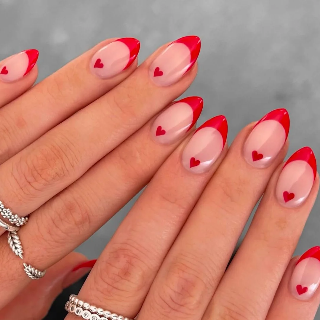 Valentine French Tip Nails: Modern Takes on Classic Precision