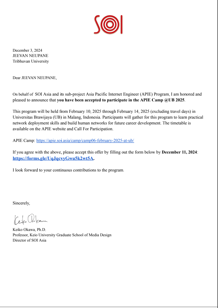 APIE Camp @UB 2025 Participation Selection image 1