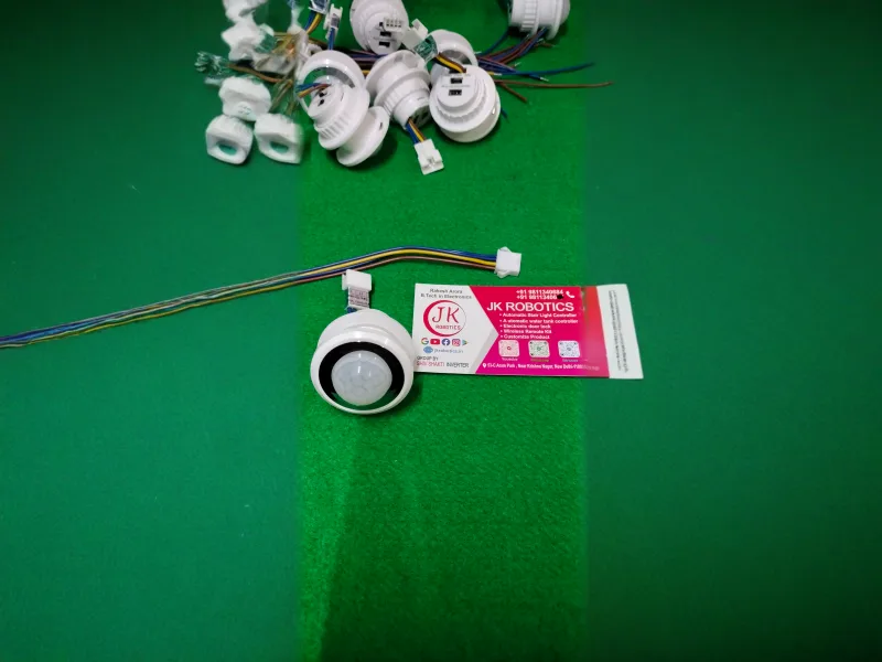 Motion sensor with day light control with time setting 