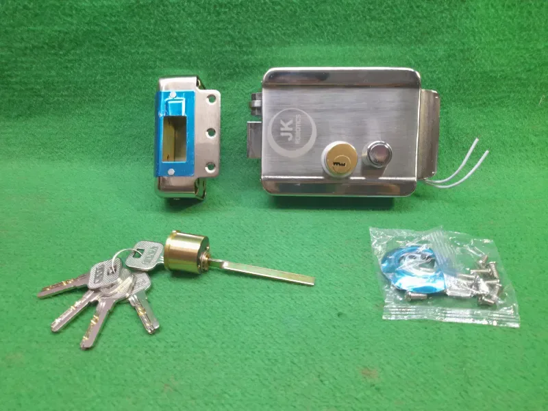 JK Robotics Electric door Lock+6 key 🗝️, Rim lock