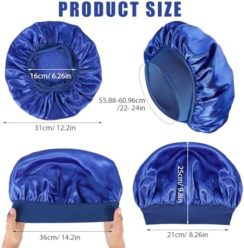 Vue 3 de Bonnet Satin Cheveux Nuit