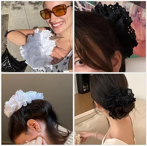 Vue 7 de Grands Elastiques Cheveux