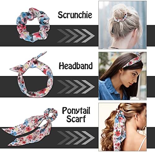 Vue 4 de Pieces Elastiques Cheveux