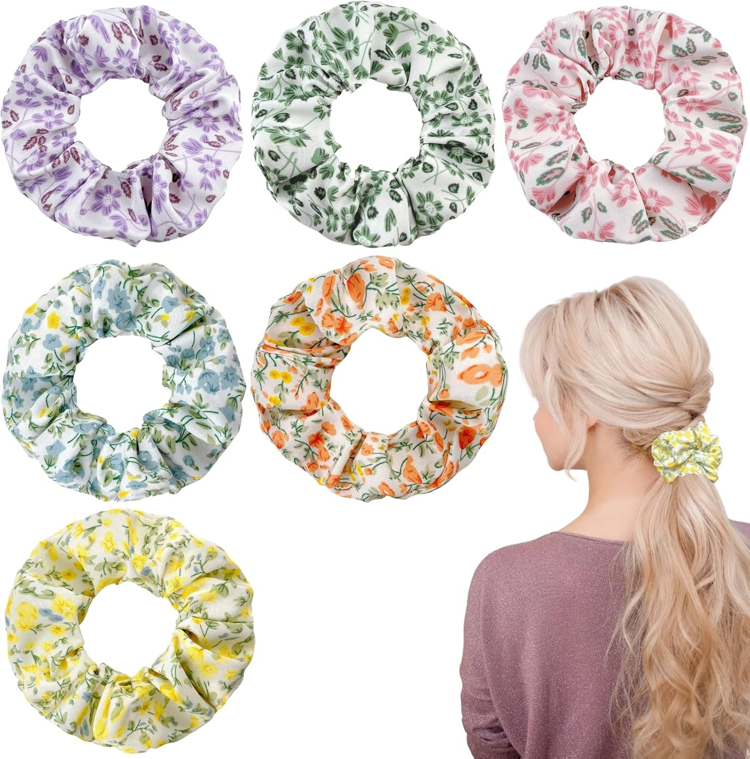 Fleur Ecrasee Chouchou Cheveux