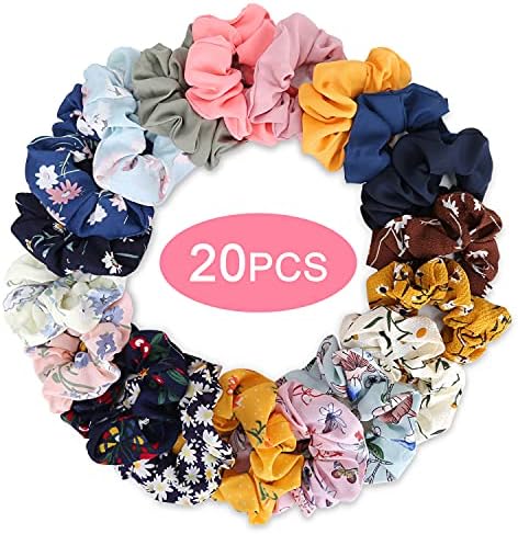 Vue 2 de Mosotech Pieces Scrunchies Multicolore