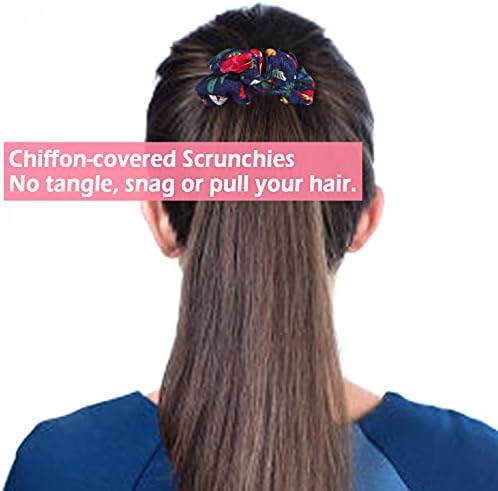 Vue 3 de Mosotech Pieces Scrunchies Multicolore