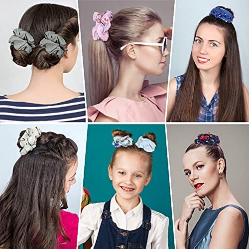 Vue 4 de Mosotech Pieces Scrunchies Multicolore