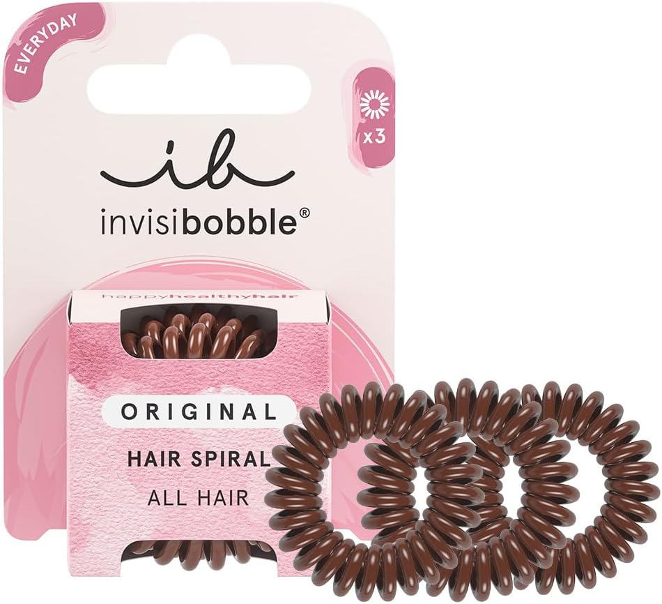 Invisibobble Elastique Cheveux Marron