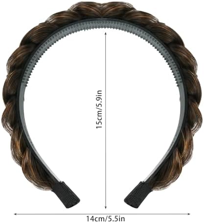 Vue 2 de Bandeau Tresse Serre Tete