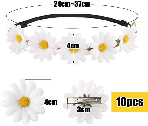 Vue 2 de Bandeau Tournesol Fleur Artificiel