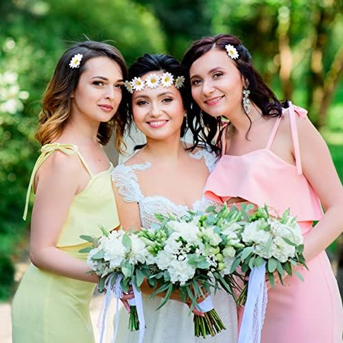 Vue 6 de Bandeau Tournesol Fleur Artificiel