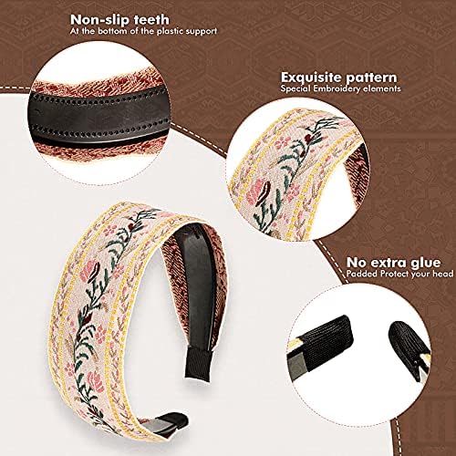 Vue 4 de Pieces Bandeau Boho Large