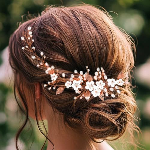 Vue 5 de Fleurs De Mariage Cheveux