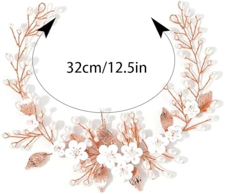 Vue 6 de Fleurs De Mariage Cheveux