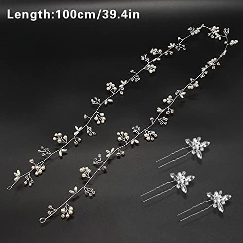 Vue 2 de Bandeau De Mariage Cheveux