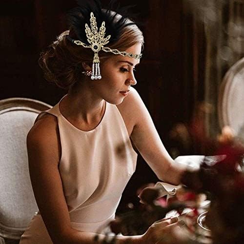 Vue 4 de Bandeau En Plumes Des