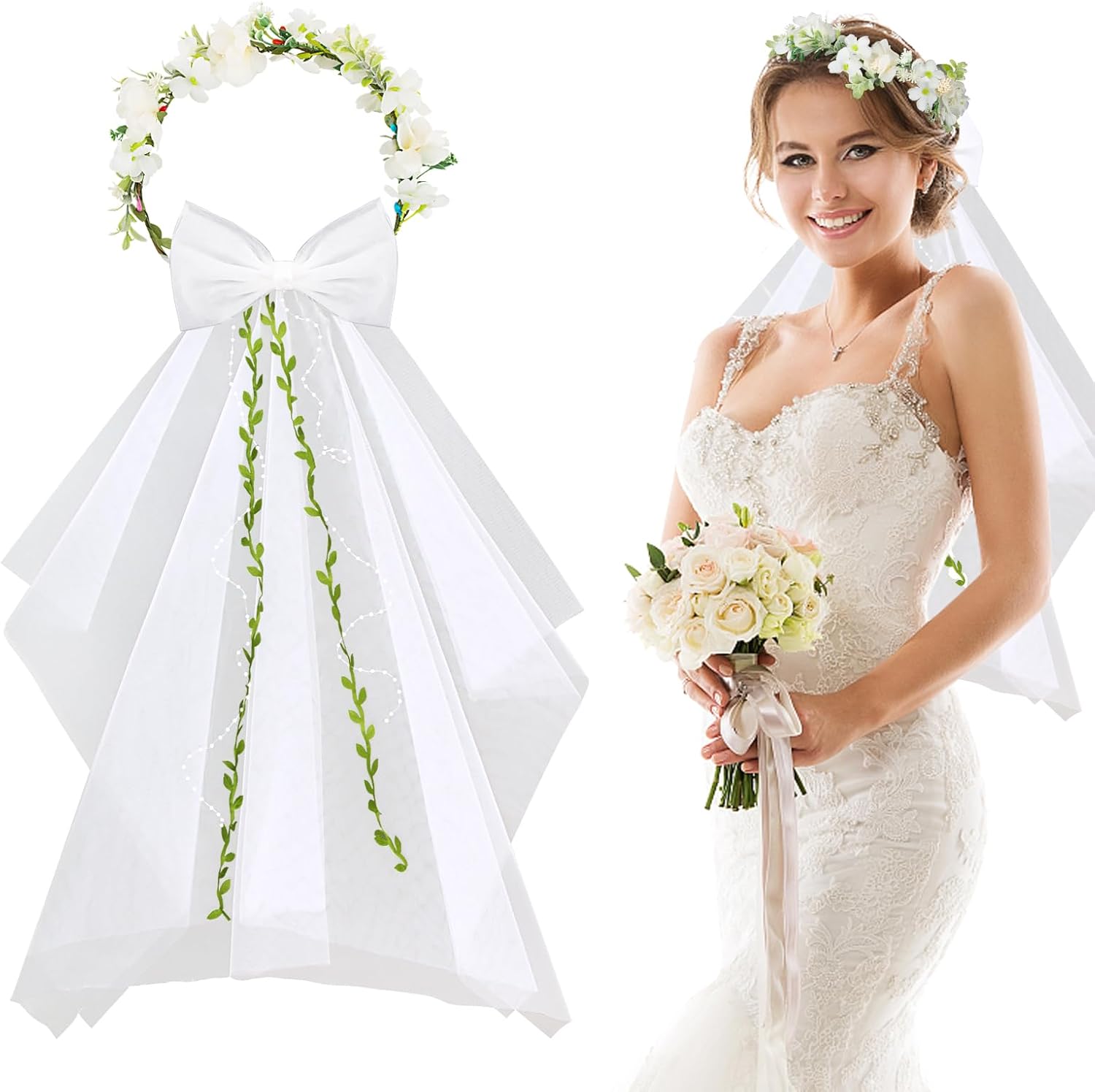 Couronne De Cheveux Fleur