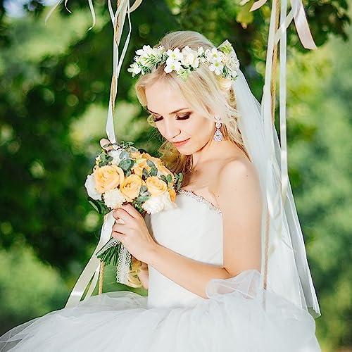 Vue 6 de Couronne De Cheveux Fleur
