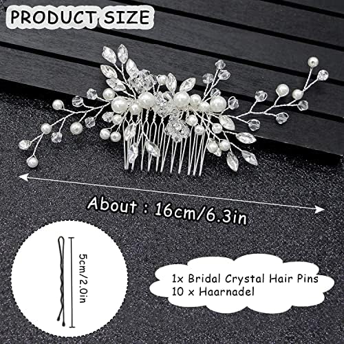 Vue 2 de Mariee Mariage Peigne