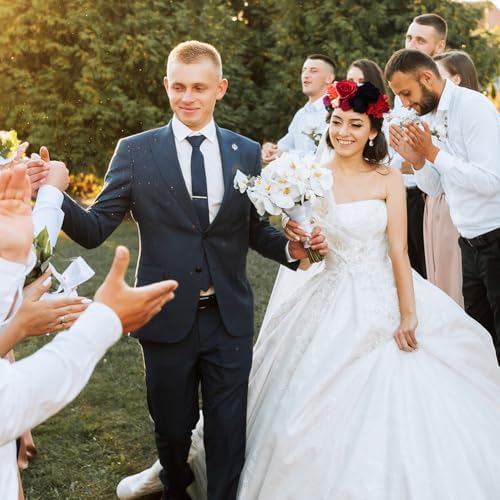 Vue 5 de Lophe Fleur Artificiel Mariee