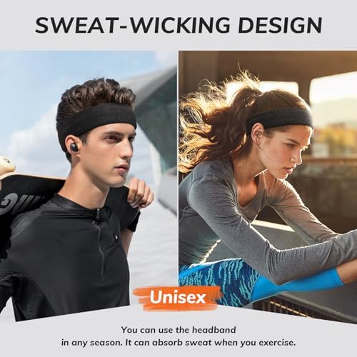Vue 3 de Bandeau Cheveux Homme Absorbant