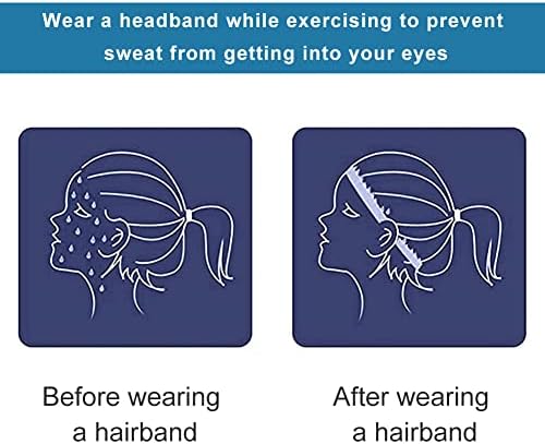 Vue 7 de Bandeau Cheveux Large Pour