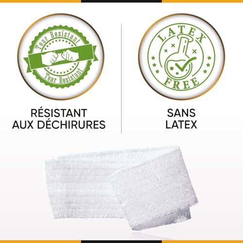 Vue 4 de Pcs Bandeau Elastique Jetable