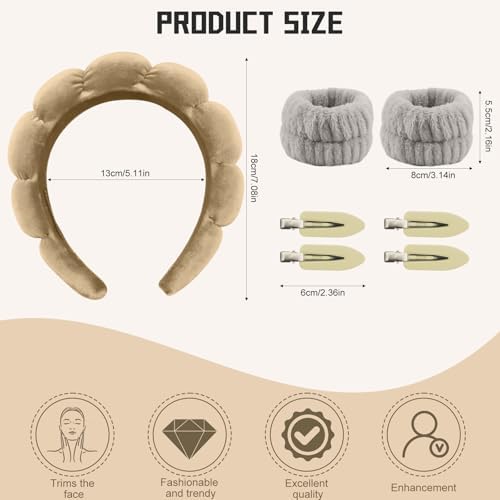 Vue 2 de Bandeau Spa Femme Bracelets