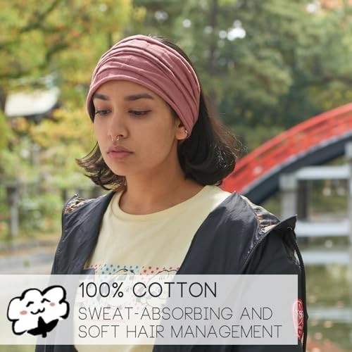 Vue 3 de Bandeau Foulard Cheveux Femme