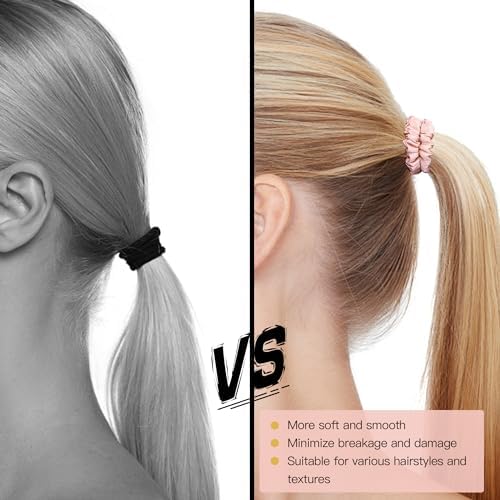 Vue 6 de Mini Chouchous En Soie