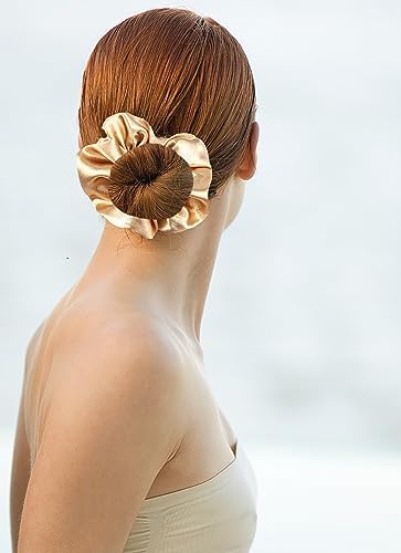 Vue 4 de Pcs Chouchou Satin Cheveux