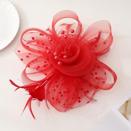 Vue 4 de Bandeau Plumes Artificielles