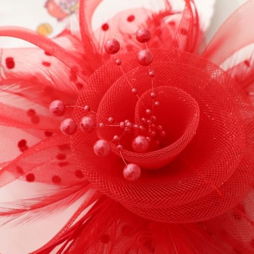 Vue 5 de Bandeau Plumes Artificielles