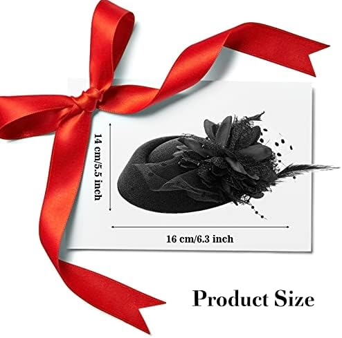 Vue 2 de Vintage Chapeau Bibi Mariage