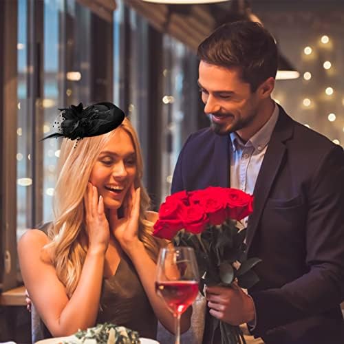 Vue 5 de Vintage Chapeau Bibi Mariage