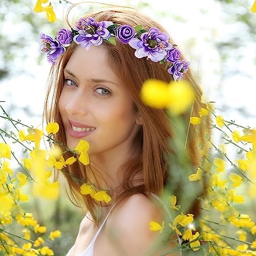 Vue 6 de Mariage Floral Bandeau Nuptiale