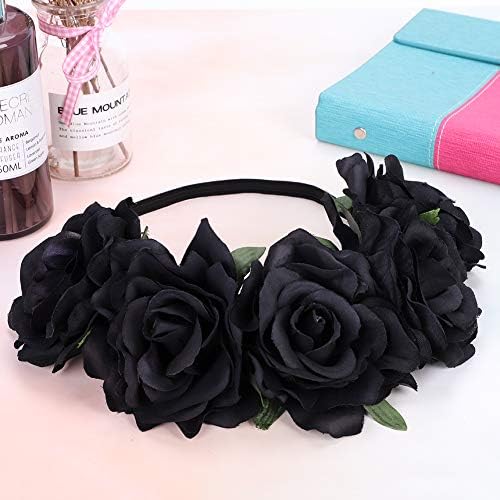 Vue 2 de Ibluelover Couronne Fleur Cheveux