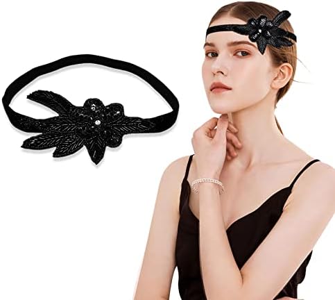 Vue 2 de Serretete Paillettes Vintage