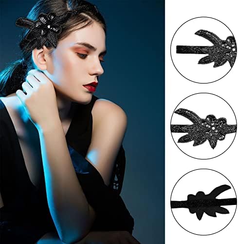 Vue 5 de Serretete Paillettes Vintage