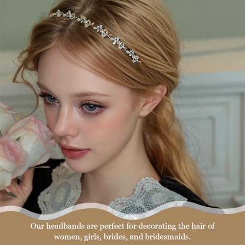 Vue 5 de Bandeaux De Mariee Avec