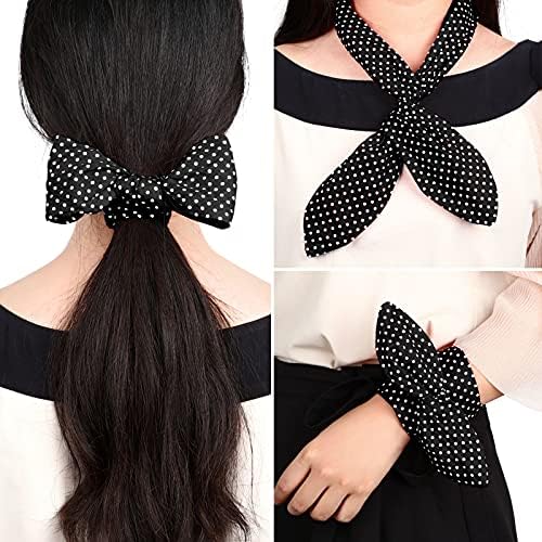 Vue 4 de Bandeau Bandana Blanc