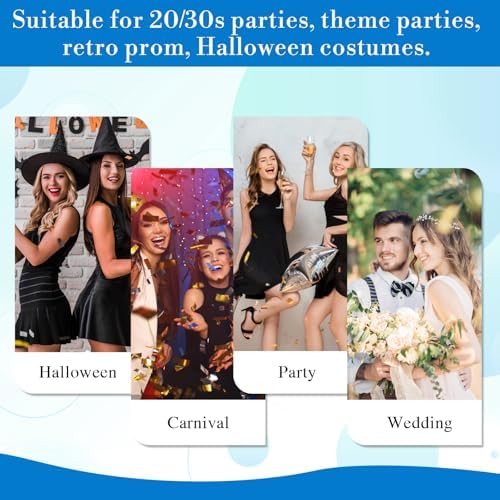 Vue 4 de Flapper Headpiece Pcs