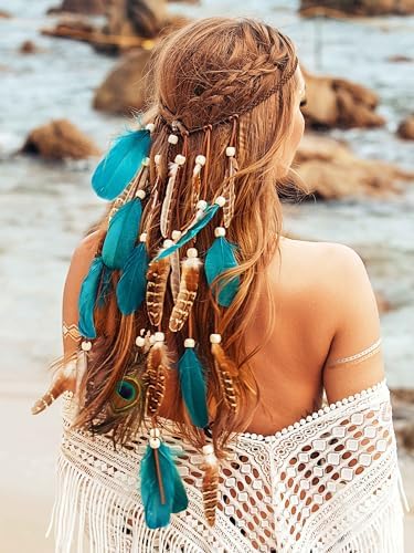 Vue 4 de Serretete Indien Plumes