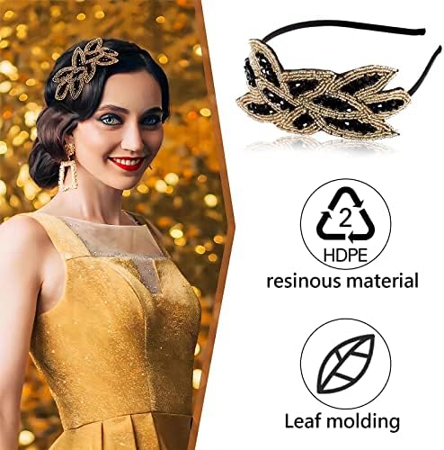 Vue 4 de Bandeau Vintage Des Annees