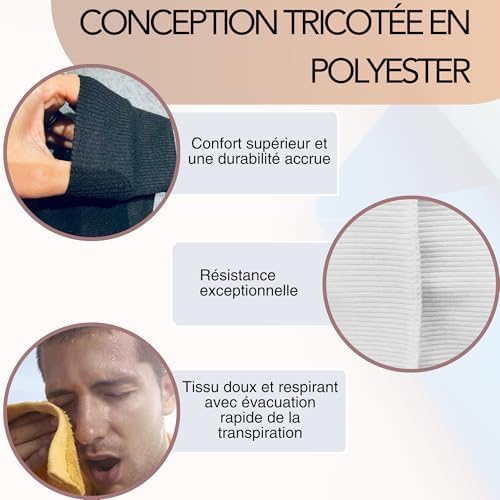 Vue 2 de Bandeau Cheveux Femme Homme