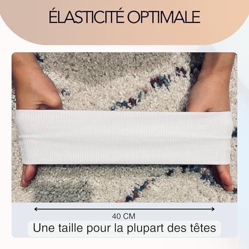 Vue 3 de Bandeau Cheveux Femme Homme