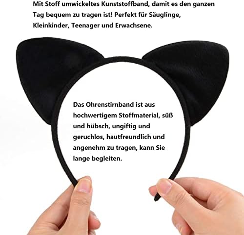 Vue 3 de Bandeau Oreilles De Chat